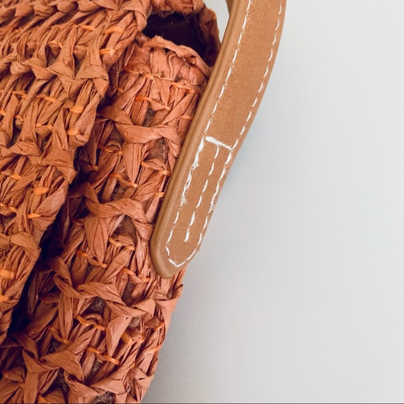 Universal Thread Straw Flap Crossbody Bag - Picture 2 of 6